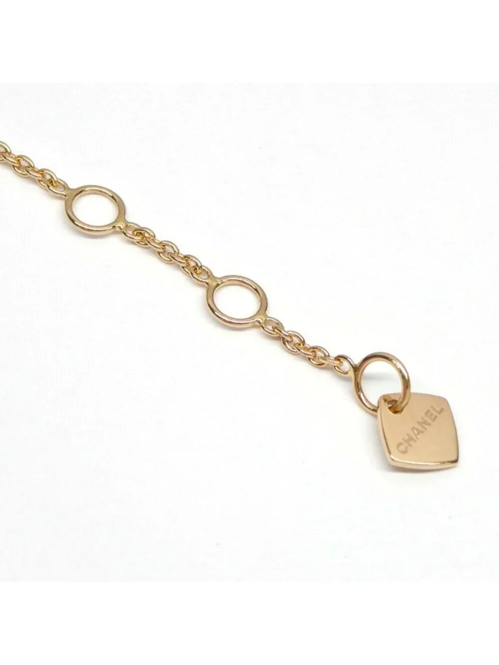 Chanel Coco Crush Collection Bracelet Beige Gold Chain